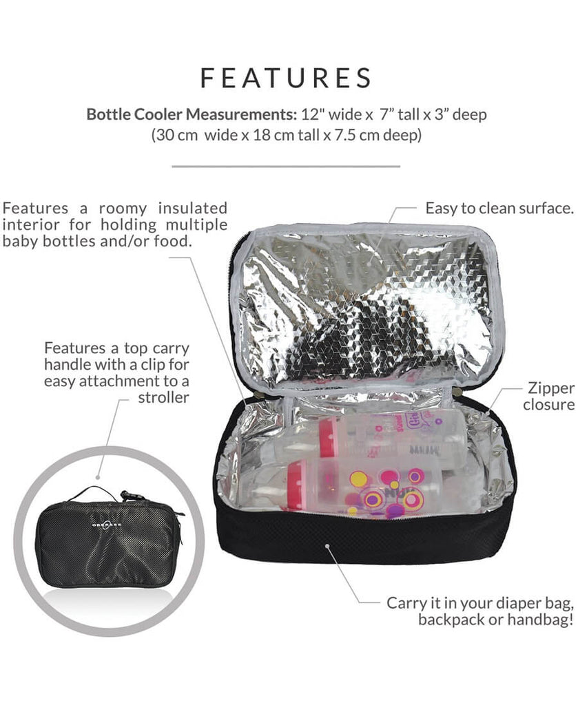 Obersee Diaper Bag Conversion Kit, 4 piece set